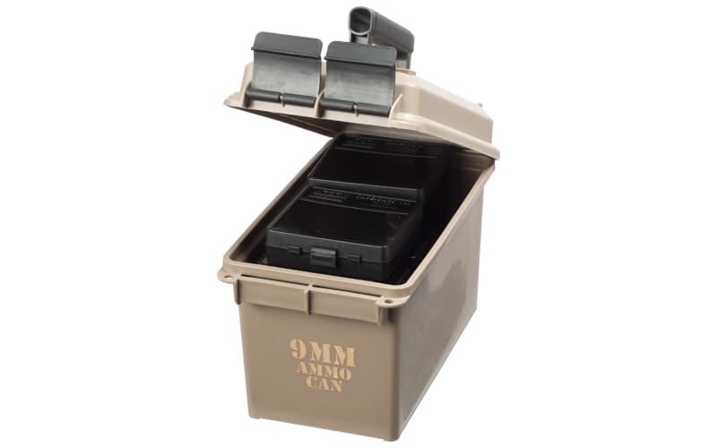 Plastic Fat Fifty Style Ammo Box, 2 Pack [Genuine Army Issue]