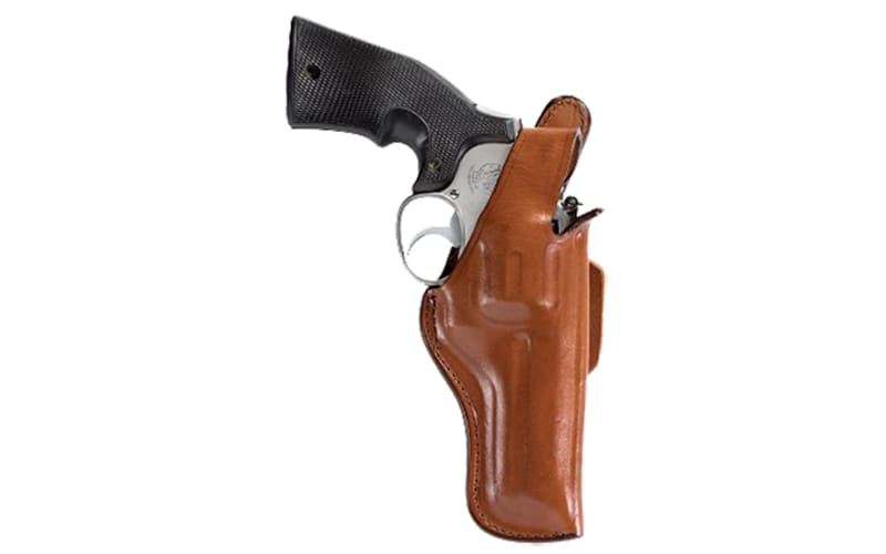 実物Bianchi #2800S　38 357リボルバー ヘビーレザーホルスター Thumbsnap Suede Lined Belt Holster - Reliable Revolver Holster