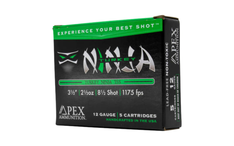 Apex Ammunition Turkey Ninja Series 12-Ga. 3-1/2