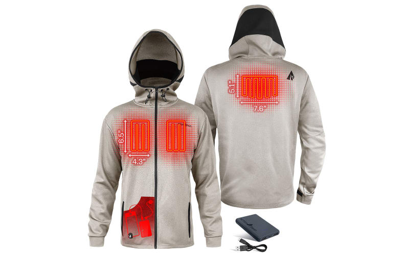 Battery heated sweatshirt clearance
