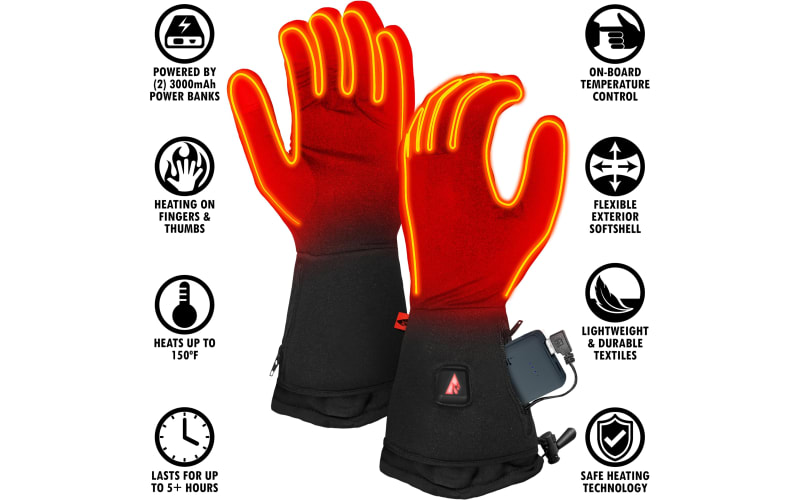 ActionHeat 5V Battery Heated Glove Liners for Men | Cabela's