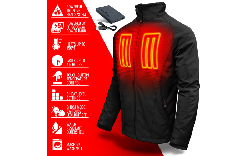 Winter Heated Underwear Suit Usb Heated Jacket Heated Thermal Tops Pants  Motorcycle Jacket Smart Phone App Control Temperature