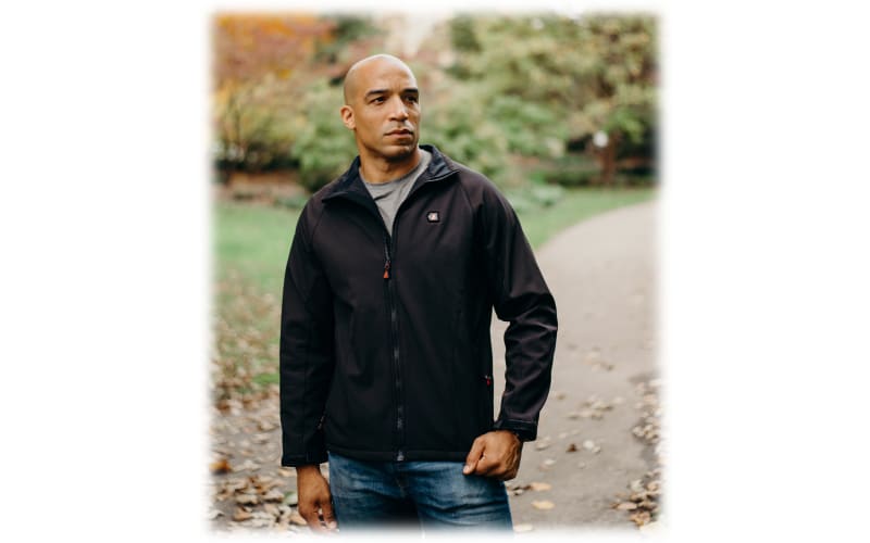 ActionHeat 5V Battery Heated Soft Shell Jacket for Men