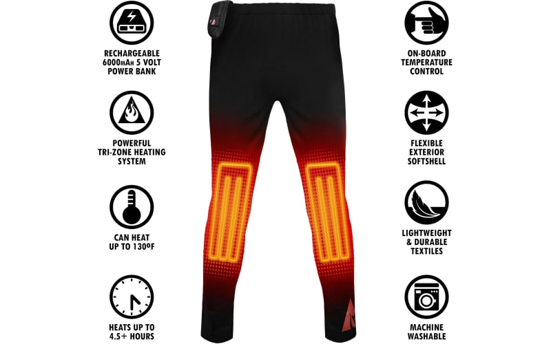 Thermal Underwear for Men Electric Heated Underwear Set USB Heating Long  Johns Thermal Heated Pants And Top,S,Black at  Men's Clothing store