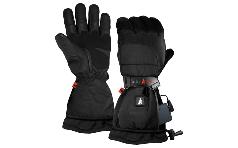 ActionHeat Men's 5V Battery Heated Snow Gloves