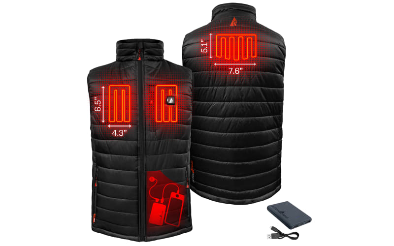 Heated vest bass pro shop sale
