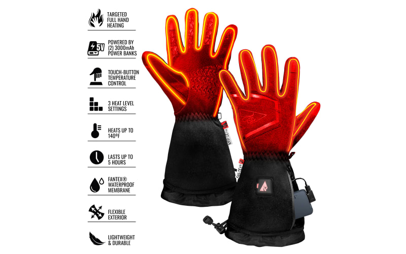 Bass pro shop heated gloves 2025
