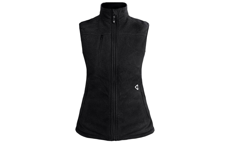 Ladies black fleece gilet sale
