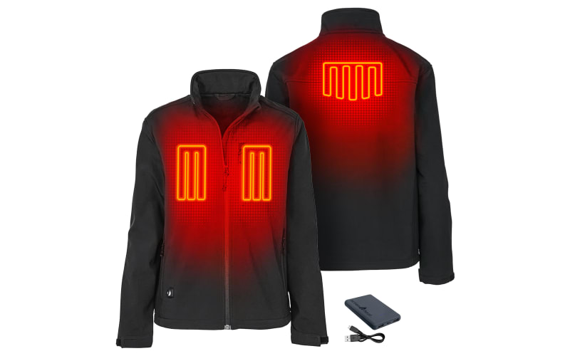SHE Outdoor 5V Battery Heated Soft Shell Jacket for Ladies
