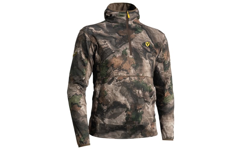 Blocker Outdoors Vantage Quarter-Zip Long-Sleeve Hoodie for Men - Elements Terra Outland - S