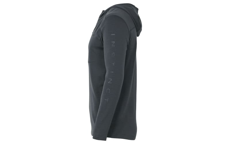 Cabela s Instinct Merino Wool Long Sleeve Hoodie for Men Bass