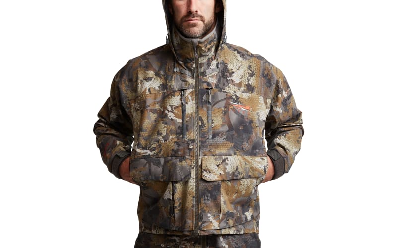 Men's StormShield Insulated Fishing Hunting Pro DWR Water Camouflage Wading  Rain Jacket