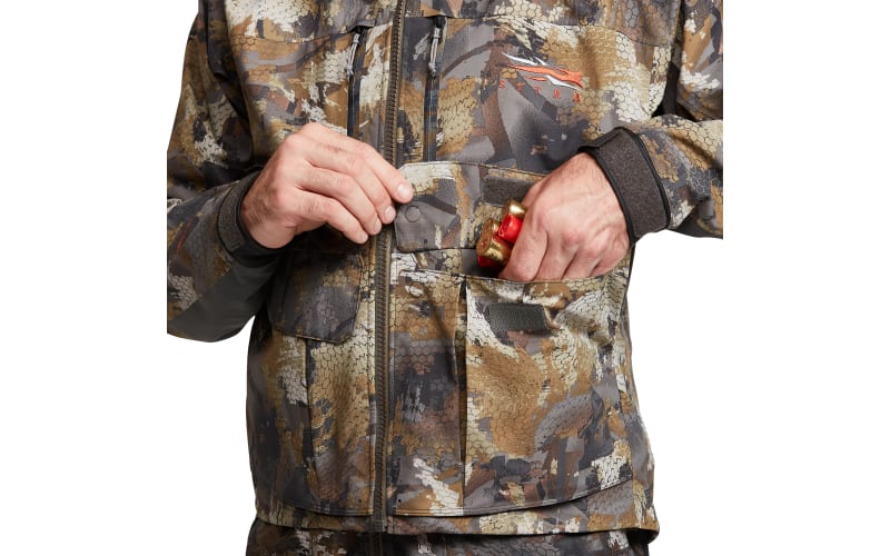 SITKA GORE OPTIFADE Concealment Waterfowl Timber Delta Pro Wading Jacket for Men Cabela s