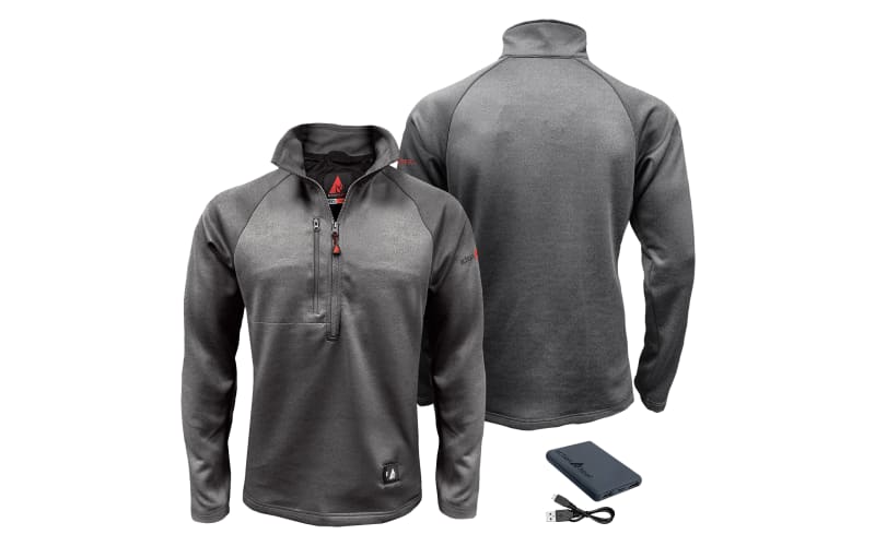Heated quarter zip outlet