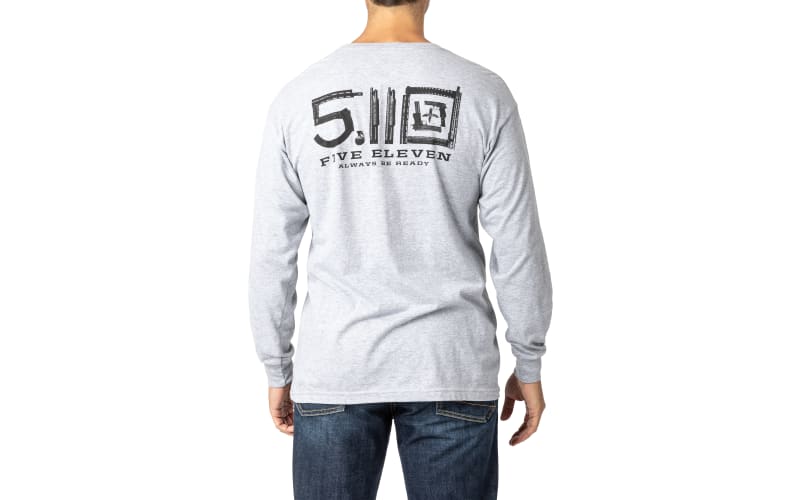 5.11 Tactical Locked and Logoed Long-Sleeve T-Shirt for Men | Cabela's