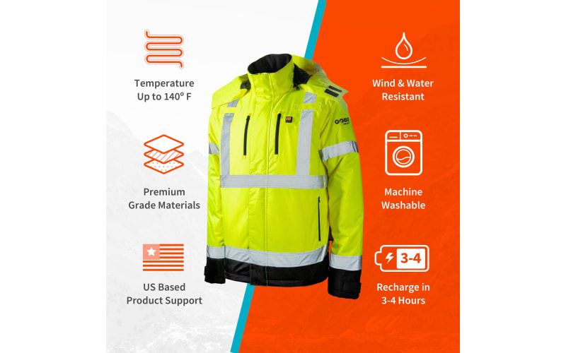 Gobi Heat Flash Heated Hi-Vis Jacket for Men