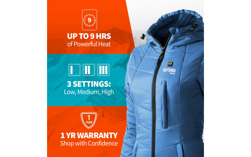 Gobi heated coats new arrivals