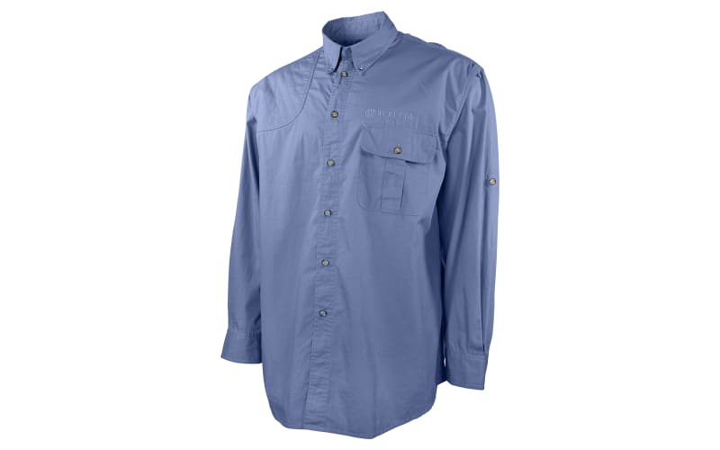 beretta dress shirts Beretta Dress Shirt Men's Large White Blue Pinstripe Long Sleeve Button Up  Flip
