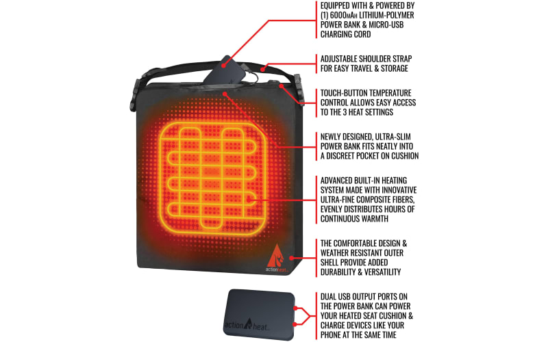 This Heated Seat Cushion Will Keep You Warm at Football Games and