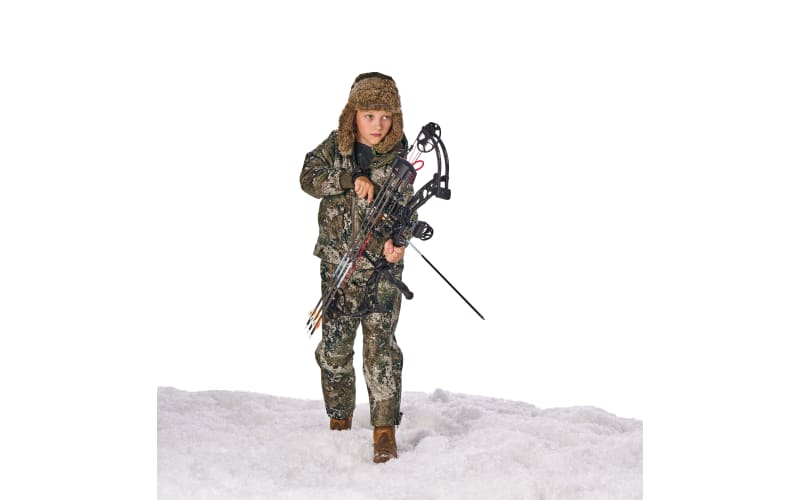 Cabela's Kids' Camoskinz II Unlined Gripper-Dot Gloves - Realtree Xtra  'Camouflage' (MEDIUM)