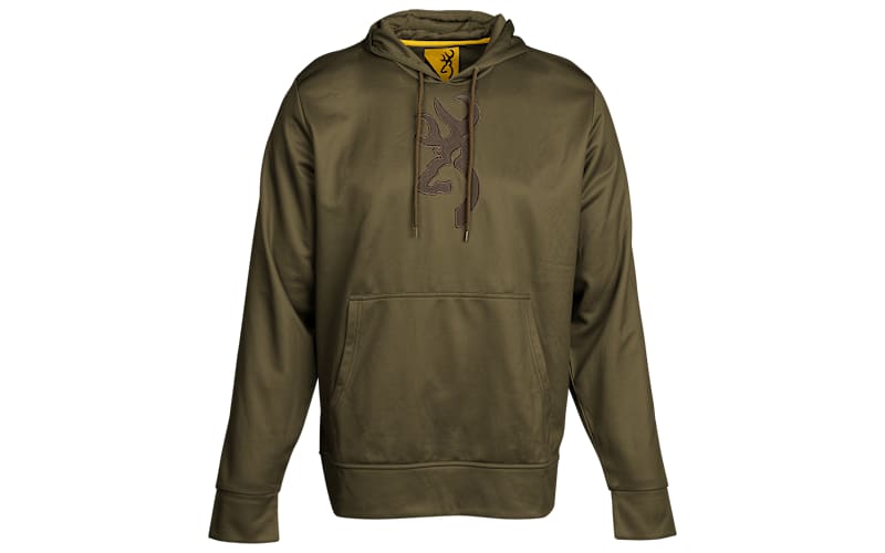 S*h様 BROWNING MS LOGO HOODIE OLIVE XL Browning Men's Shane Casual Hoodie - Olive/Black - 3XL - Olive