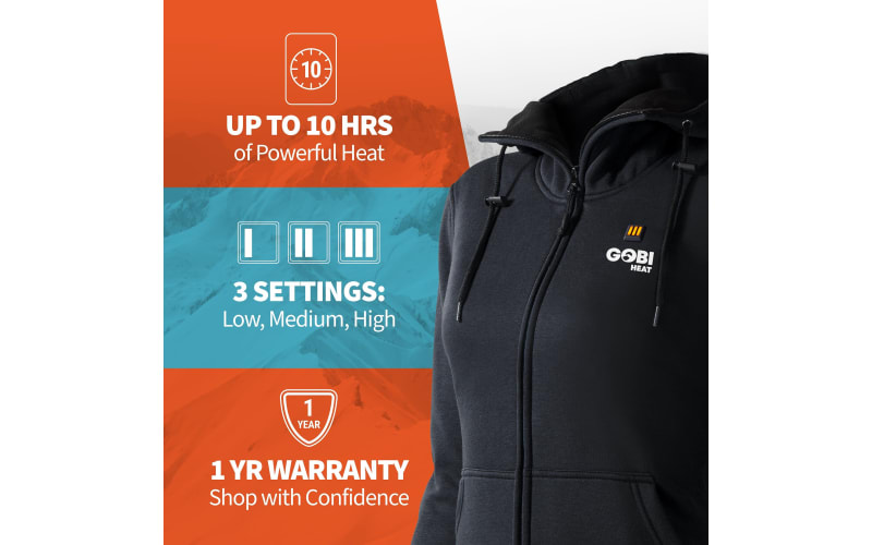 Gobi heated hoodie best sale