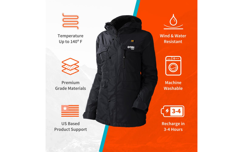 Heated snowboard jacket discount