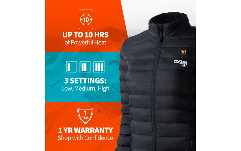 Cabela's women's heated jacket sale