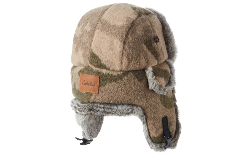 White camo hot sale bomber hat