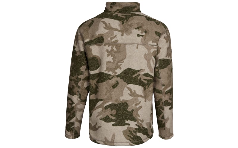 Cabela's Outfitter Camo Quiet Berber Fleece Windshear Zip-Up Hunting Jacket