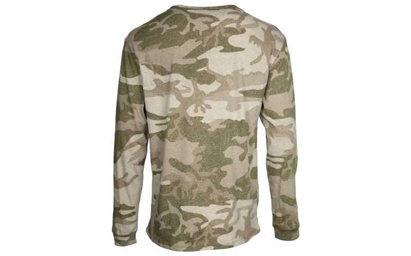 Bass Pro Shops Adult Medium Military Camo Long Sleeve Shirt