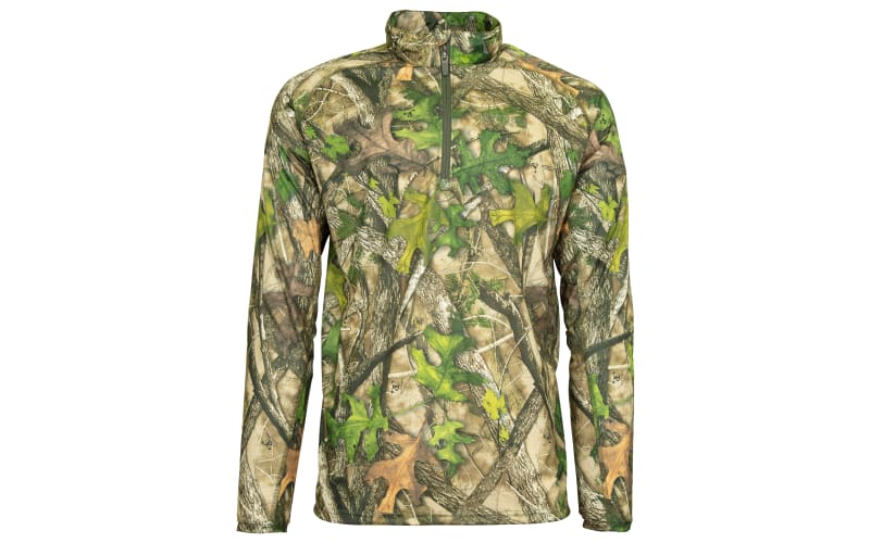 RedHead Grid Lite Quarter-Zip Long-Sleeve Pullover for Men | Bass