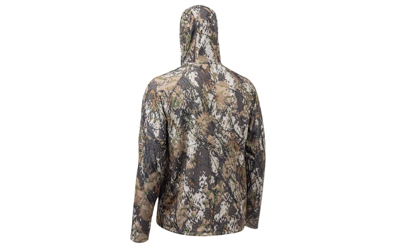 Huntworth Shelton Midweight Half-Zip Hoodie with Built-In Facemask for Men