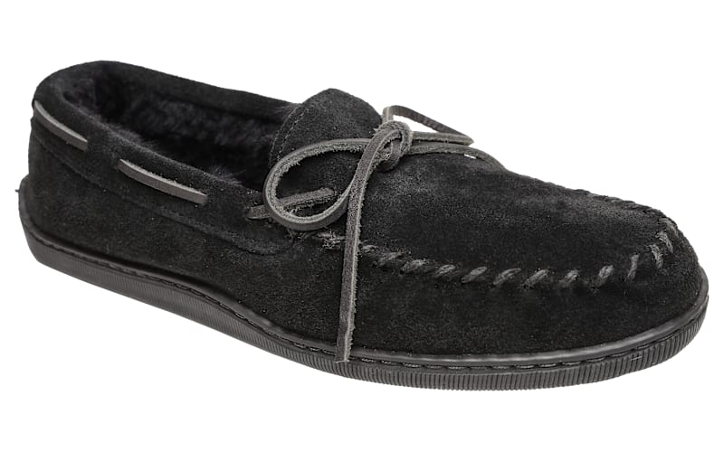 Minnetonka Moccasin Sheepskin Hardsole Mocs for Men | Bass Pro Shops