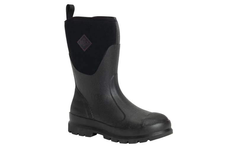 Muck Boot Company Chore Mid Work Boots Black Mens 7 Womens 8 Waterproof Rubber Muck Boots Chore Boot Mid All-Condition Work Boot Men main image 2