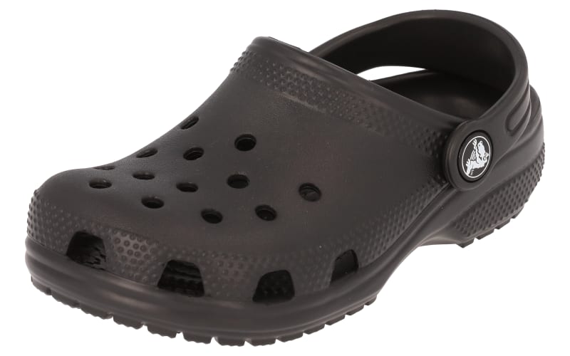 Boys black crocs discount