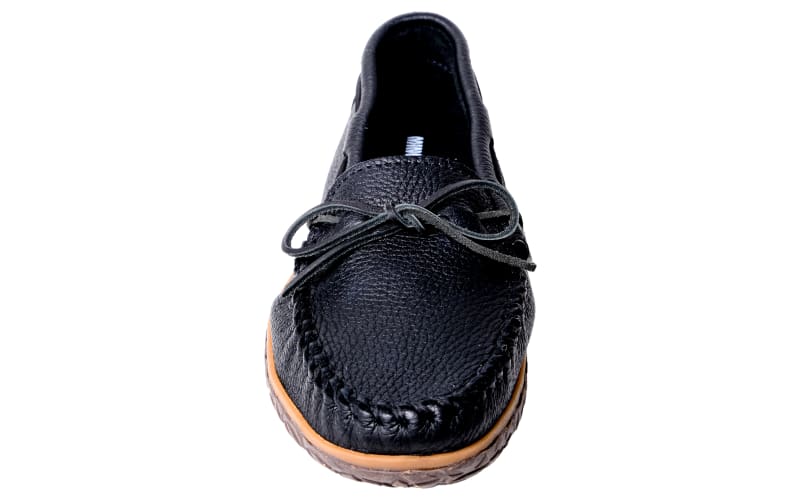 Minnetonka Moosehide Tread Moccasins for Men - Carmel - 10M 