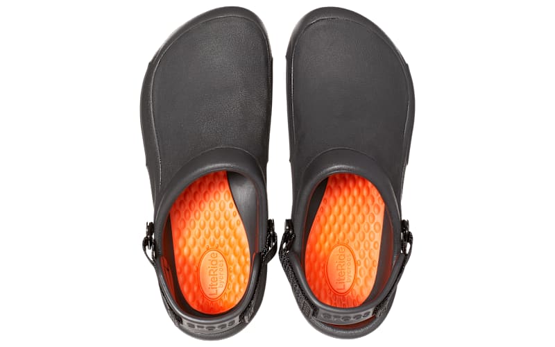 Crocs Bistro Pro LiteRide Work Clogs - Black - Men display picture 1