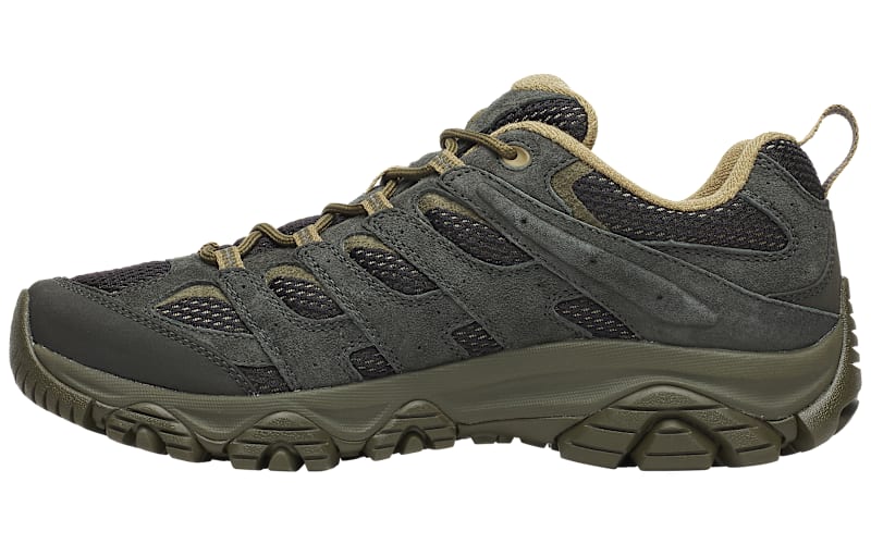 Merrell Moab 3 Low Waterproof Hiking Shoes for Men - Granite  display picture 1