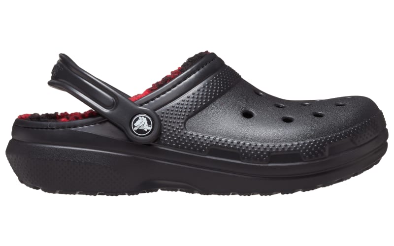 ◆CROCS◆ Classic Lined Buff Check Clog Black 210738001 Crocs Classic Lined Buff Check Clogs for Men | Bass Pro Shops