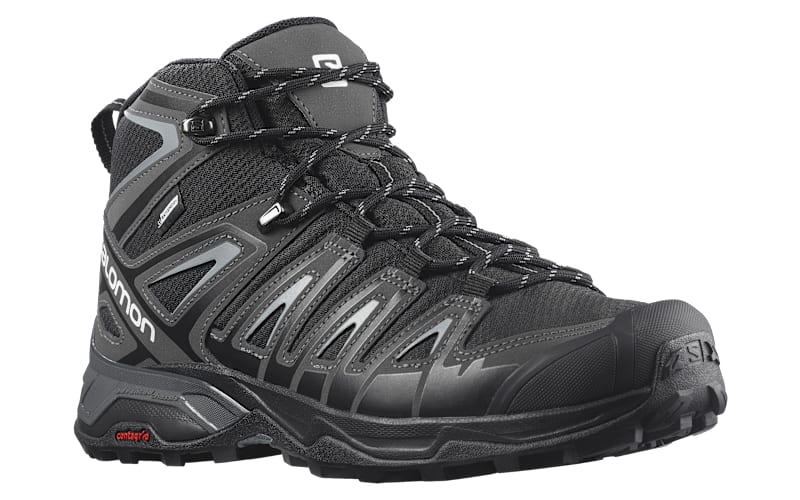 Salomon X Ultra Pioneer Mid CSWP 416710 Hiking Shoes Black/Grey/Red Mens Size 14 Amazon.com | Salomon Men main image 4