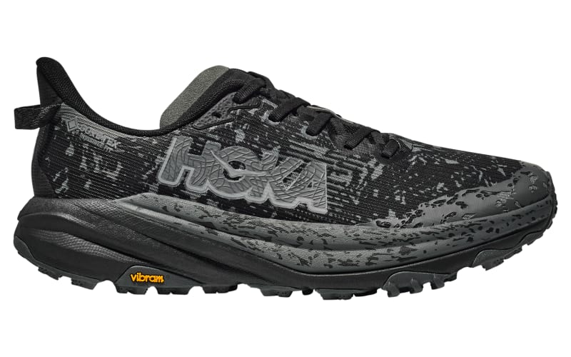 Hoka Speedgoat 6 GTX Mens 10 Trail Running Shoes Gray Black Waterproof 1131150 Hoka Men main image 4