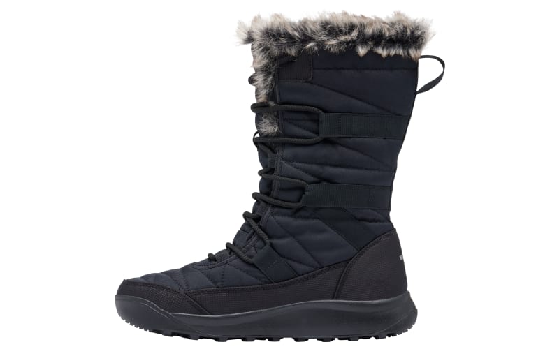 Columbia Black Lace-Up Insulated Winter Boots Womens 7 Columbia Cascadian Trinity Winter Insulated Black  main image 2