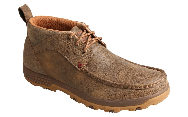 Twisted X Shoes Mens Size 11 Tan Leather Cellstretch Chukka Driving Boots *Read* Twisted X Men main image 3