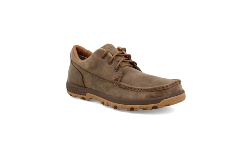 Twisted X Boat Shoe Driving Mocs for Men | Bass Pro Shops display picture 1