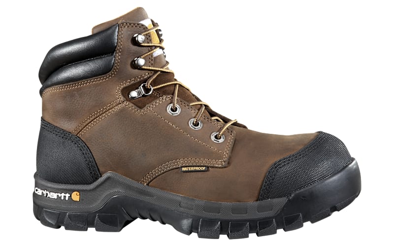 Carhartt 6'' Rugged Flex Waterproof Safety Toe Work Boots for Men