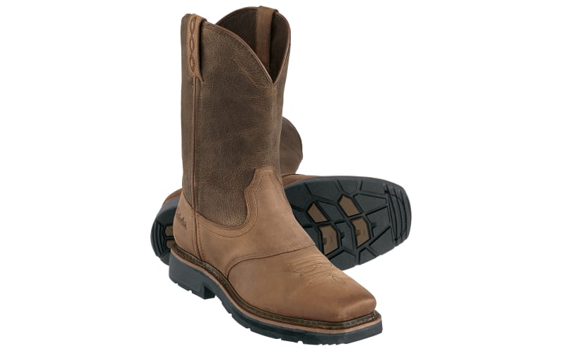 Pinedale Square-Toe Western Work Boots