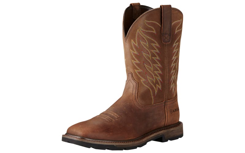 Ariat Groundbreaker Wide Square-Toe Western Work Boots for  display picture 3