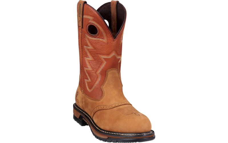 Rocky Original Ride Roper Men’s Brown Leather Western Work Boots Size 9M Rocky Original Ride Roper Men main image 2