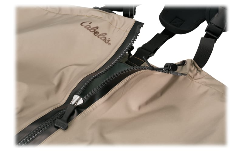 Cabela's Premium Zip Breathable Stocking-Foot Fishing Waders for Men